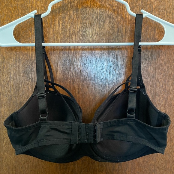 Marlies Dekkers Signature Dame de Paris Padded Balcony Bra in Black, US 34D - Picture 3 of 4